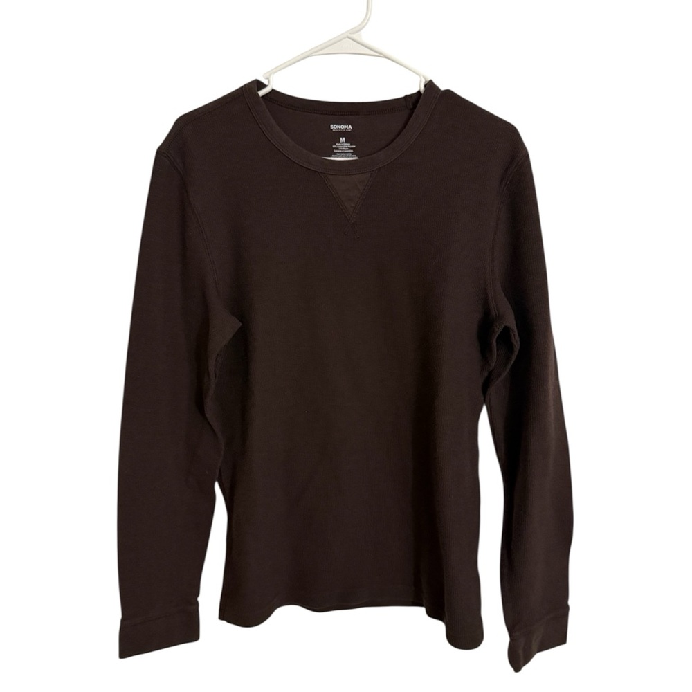 Sonoma Dark Brown Long Sleeve Tee
